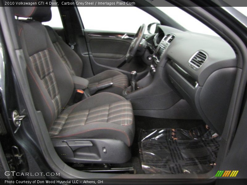 Carbon Grey Steel / Interlagos Plaid Cloth 2010 Volkswagen GTI 4 Door