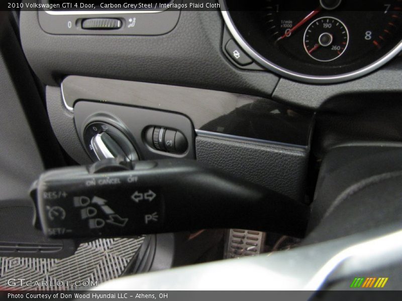 Carbon Grey Steel / Interlagos Plaid Cloth 2010 Volkswagen GTI 4 Door