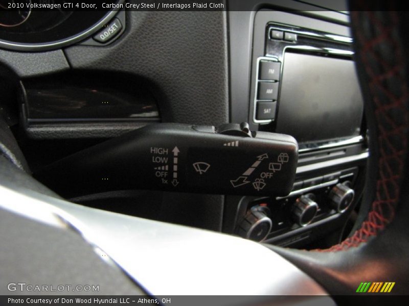 Carbon Grey Steel / Interlagos Plaid Cloth 2010 Volkswagen GTI 4 Door
