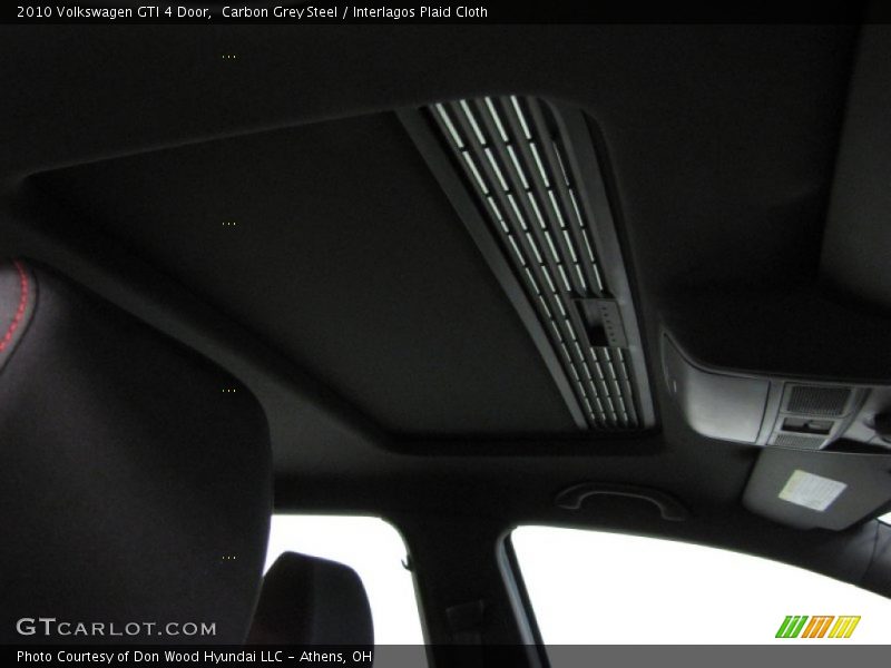 Carbon Grey Steel / Interlagos Plaid Cloth 2010 Volkswagen GTI 4 Door