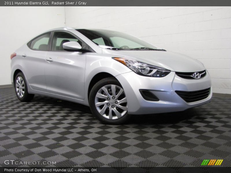 Radiant Silver / Gray 2011 Hyundai Elantra GLS