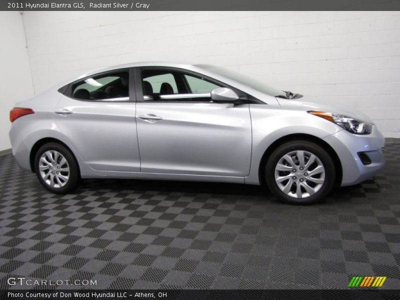 Radiant Silver / Gray 2011 Hyundai Elantra GLS