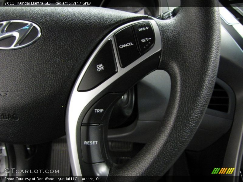 Radiant Silver / Gray 2011 Hyundai Elantra GLS