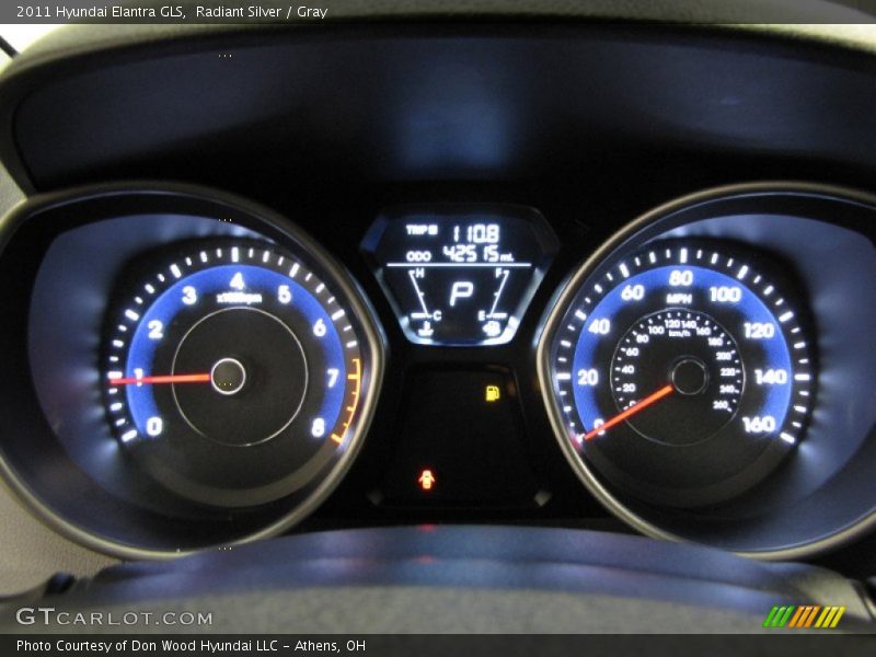 Radiant Silver / Gray 2011 Hyundai Elantra GLS