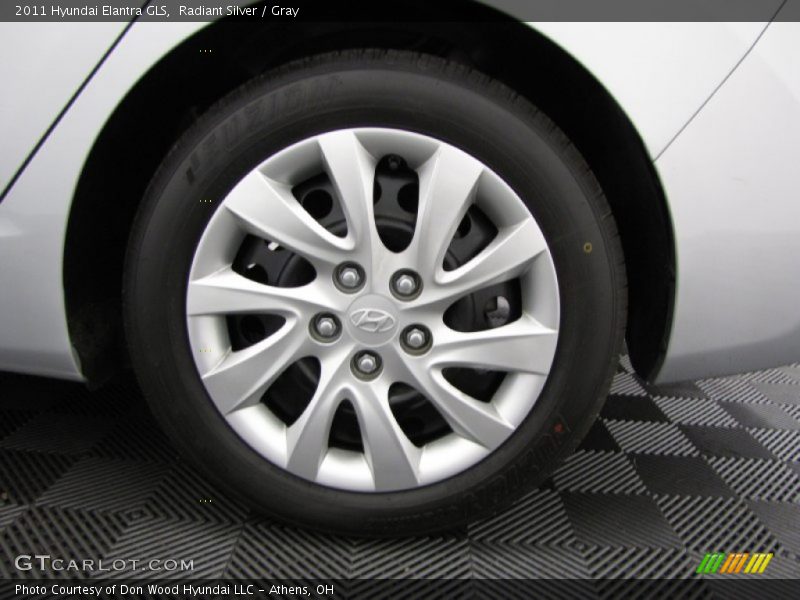 Radiant Silver / Gray 2011 Hyundai Elantra GLS