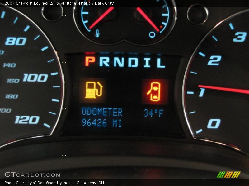 Silverstone Metallic / Dark Gray 2007 Chevrolet Equinox LS