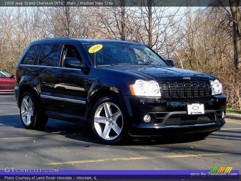 Black / Medium Slate Gray 2006 Jeep Grand Cherokee SRT8