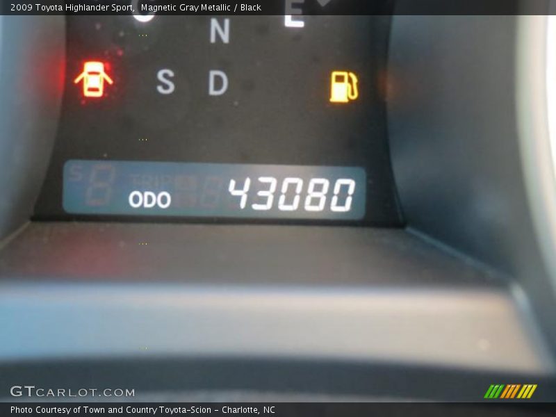 Magnetic Gray Metallic / Black 2009 Toyota Highlander Sport