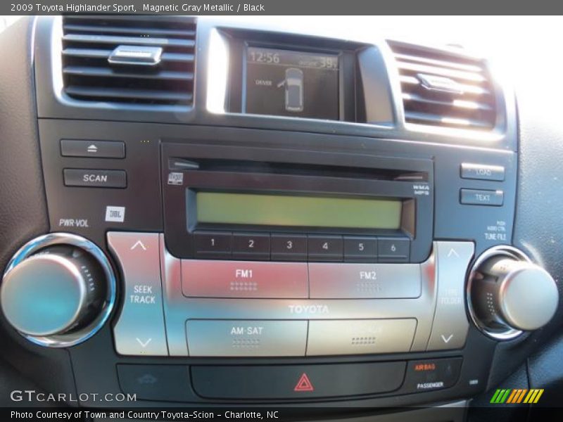 Magnetic Gray Metallic / Black 2009 Toyota Highlander Sport