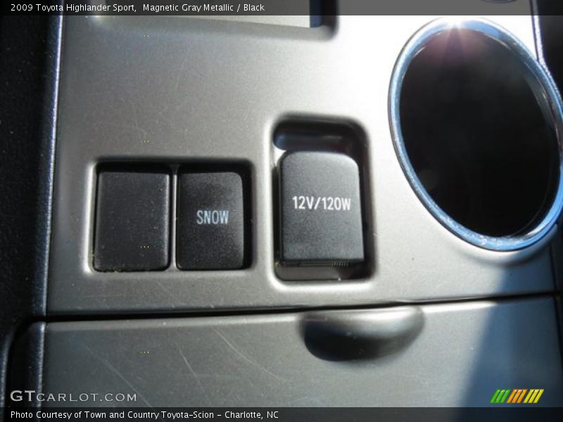 Magnetic Gray Metallic / Black 2009 Toyota Highlander Sport