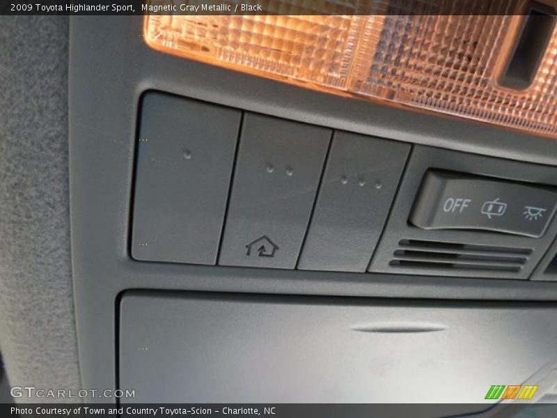 Magnetic Gray Metallic / Black 2009 Toyota Highlander Sport