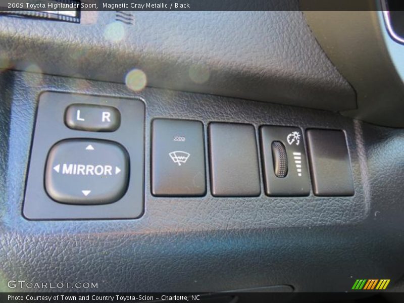 Magnetic Gray Metallic / Black 2009 Toyota Highlander Sport