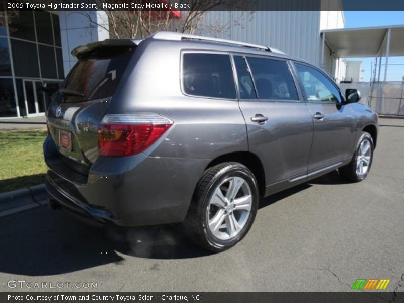 Magnetic Gray Metallic / Black 2009 Toyota Highlander Sport