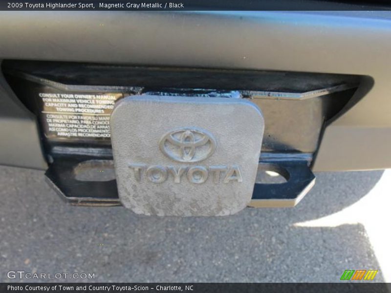 Magnetic Gray Metallic / Black 2009 Toyota Highlander Sport