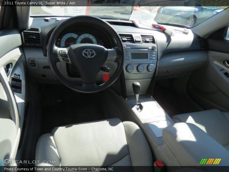 Super White / Ash 2011 Toyota Camry SE