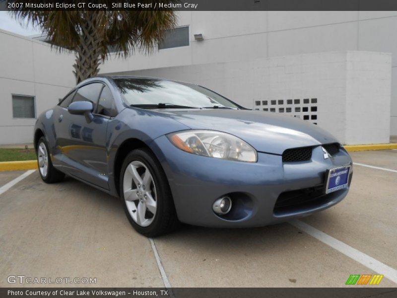 Still Blue Pearl / Medium Gray 2007 Mitsubishi Eclipse GT Coupe