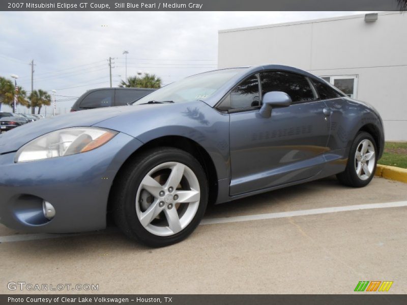 Still Blue Pearl / Medium Gray 2007 Mitsubishi Eclipse GT Coupe