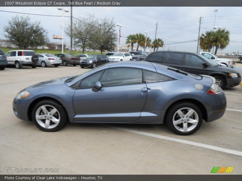 Still Blue Pearl / Medium Gray 2007 Mitsubishi Eclipse GT Coupe