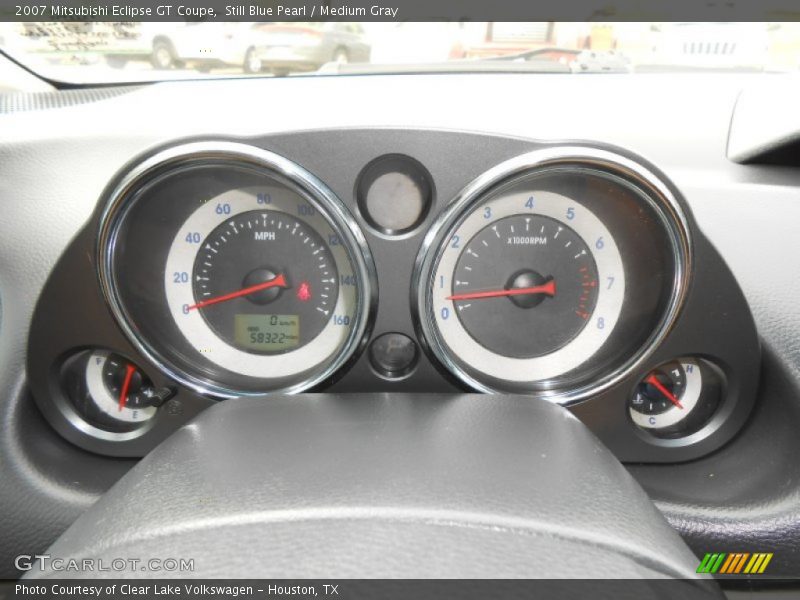Still Blue Pearl / Medium Gray 2007 Mitsubishi Eclipse GT Coupe