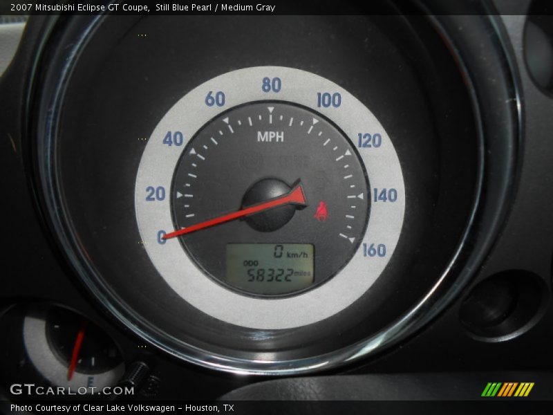 Still Blue Pearl / Medium Gray 2007 Mitsubishi Eclipse GT Coupe