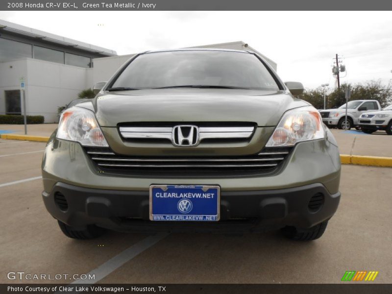 Green Tea Metallic / Ivory 2008 Honda CR-V EX-L