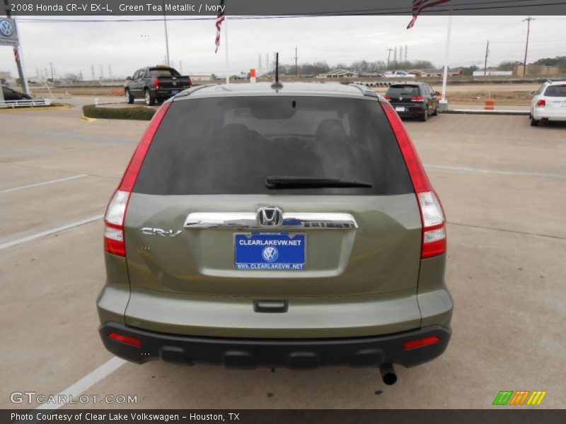 Green Tea Metallic / Ivory 2008 Honda CR-V EX-L