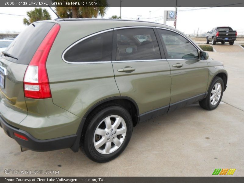 Green Tea Metallic / Ivory 2008 Honda CR-V EX-L