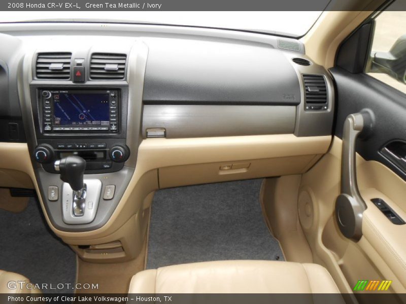 Green Tea Metallic / Ivory 2008 Honda CR-V EX-L
