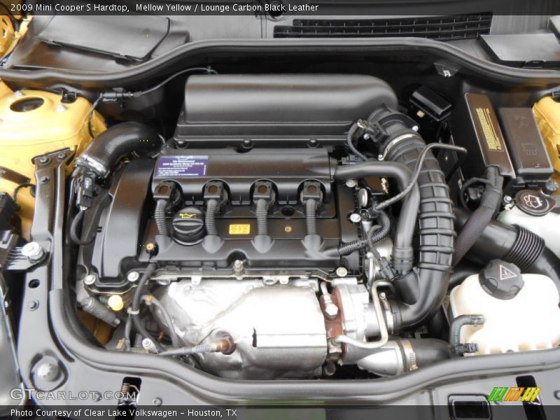  2009 Cooper S Hardtop Engine - 1.6 Liter Turbocharged DOHC 16-Valve 4 Cylinder