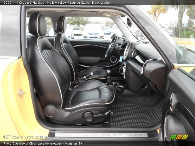  2009 Cooper S Hardtop Lounge Carbon Black Leather Interior
