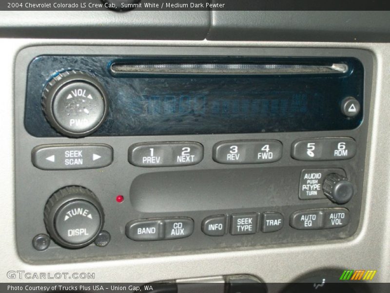 Summit White / Medium Dark Pewter 2004 Chevrolet Colorado LS Crew Cab