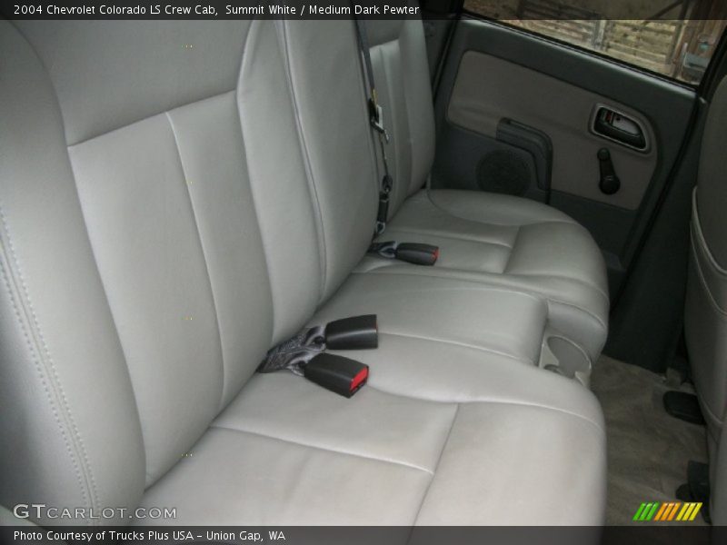 Summit White / Medium Dark Pewter 2004 Chevrolet Colorado LS Crew Cab