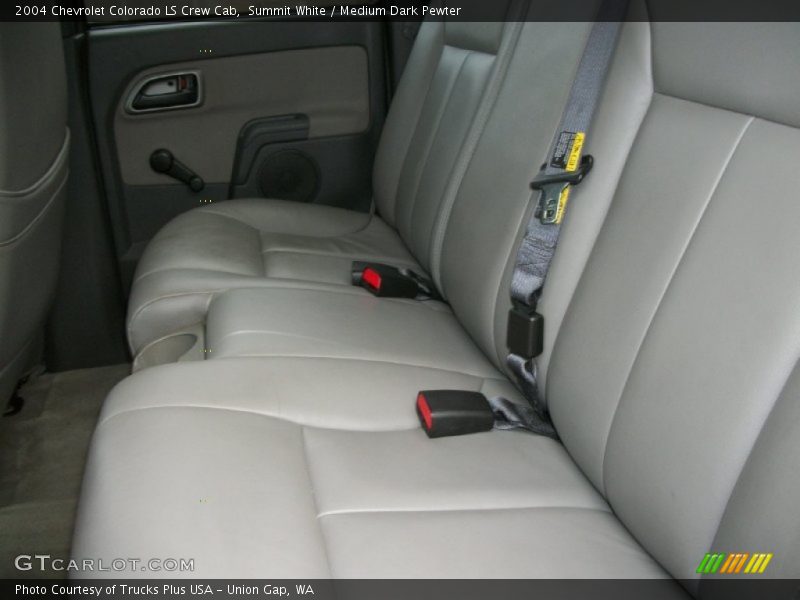 Summit White / Medium Dark Pewter 2004 Chevrolet Colorado LS Crew Cab