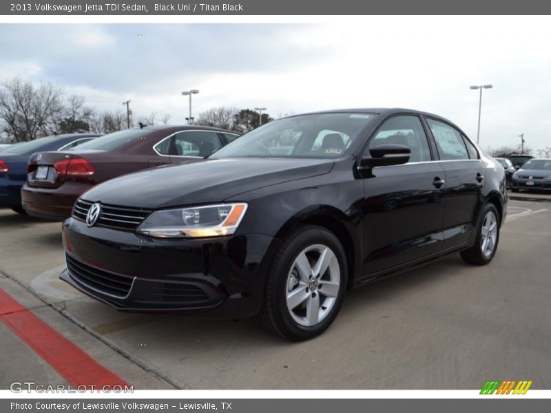 Black Uni / Titan Black 2013 Volkswagen Jetta TDI Sedan
