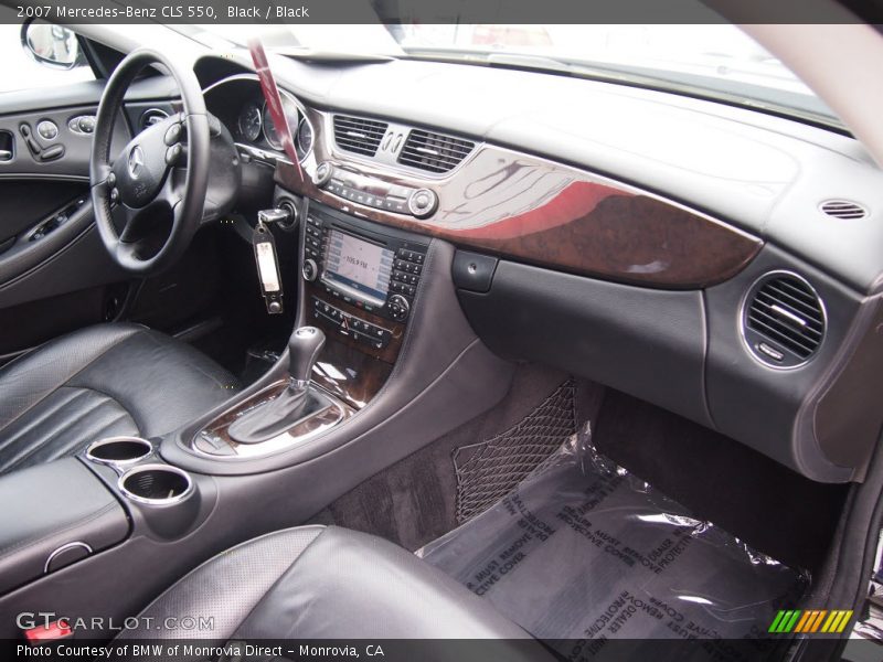 Black / Black 2007 Mercedes-Benz CLS 550