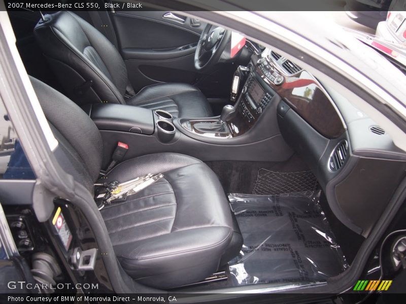 Black / Black 2007 Mercedes-Benz CLS 550