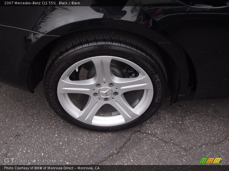 Black / Black 2007 Mercedes-Benz CLS 550