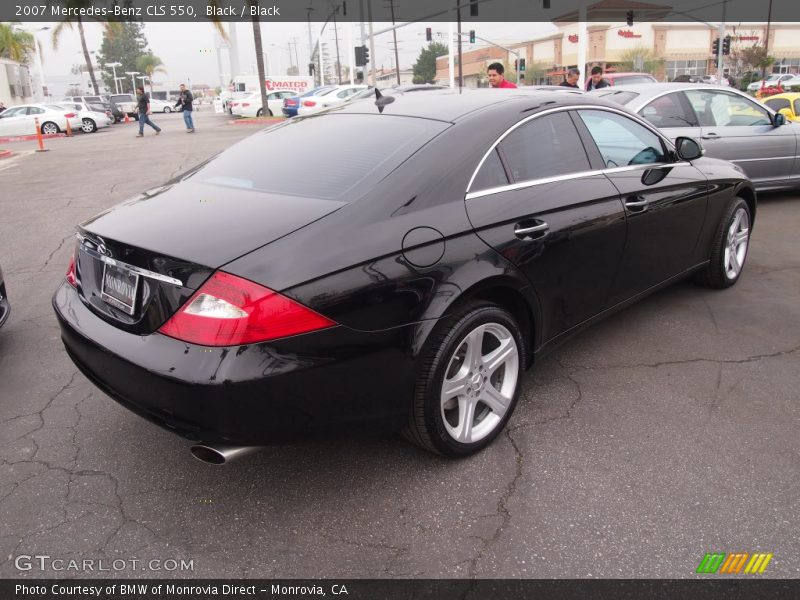 Black / Black 2007 Mercedes-Benz CLS 550