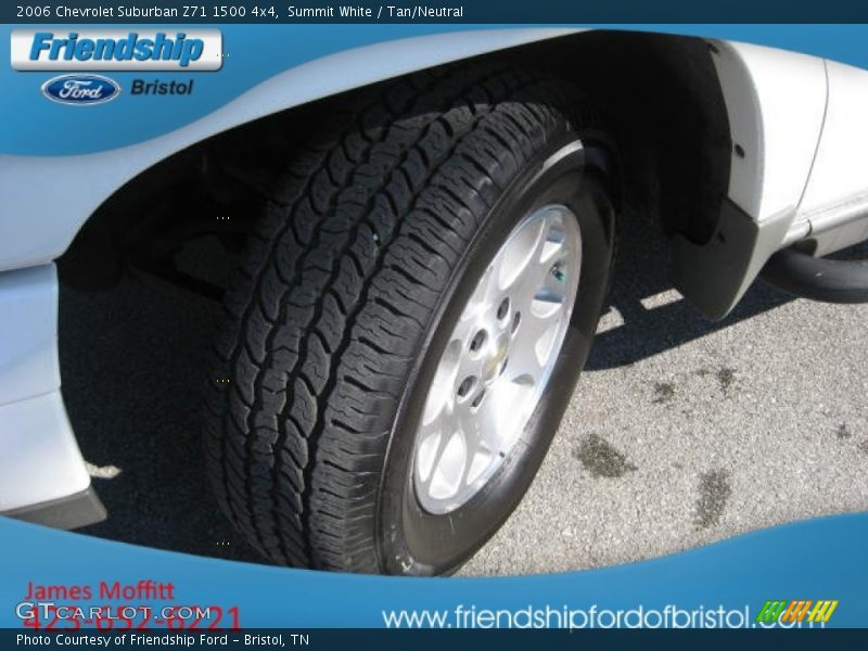 Summit White / Tan/Neutral 2006 Chevrolet Suburban Z71 1500 4x4