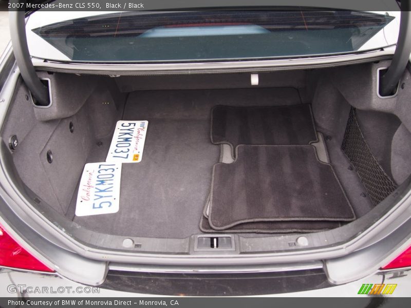 Black / Black 2007 Mercedes-Benz CLS 550