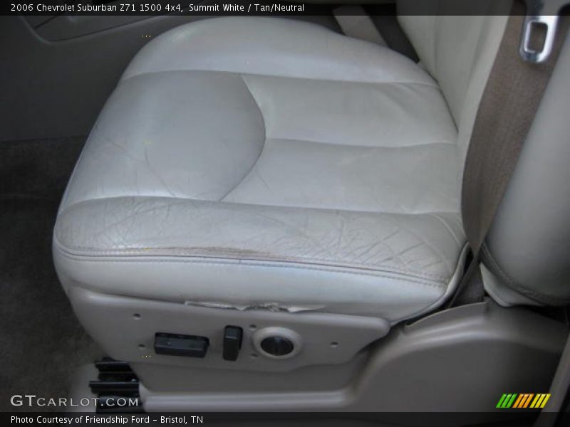 Summit White / Tan/Neutral 2006 Chevrolet Suburban Z71 1500 4x4