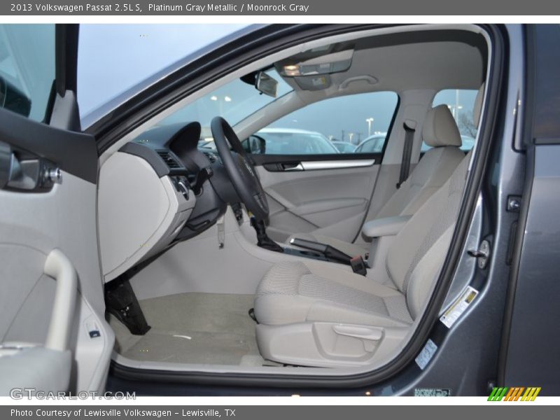 Front Seat of 2013 Passat 2.5L S