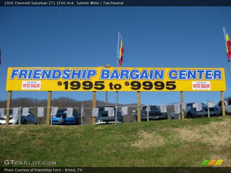 Summit White / Tan/Neutral 2006 Chevrolet Suburban Z71 1500 4x4