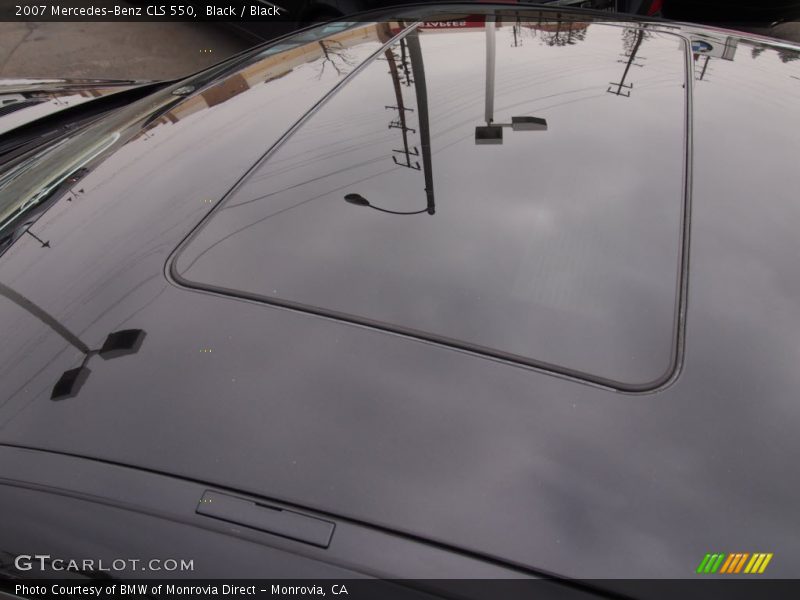 Black / Black 2007 Mercedes-Benz CLS 550