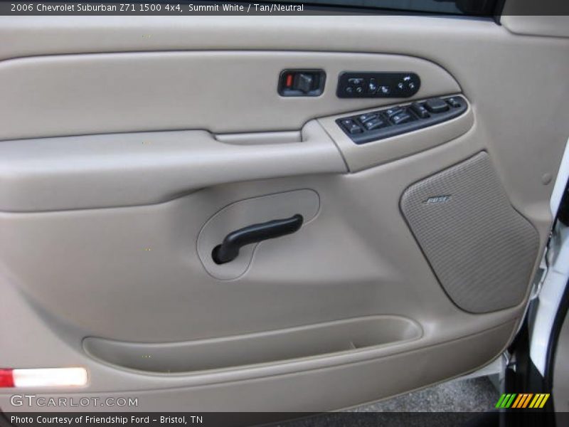 Summit White / Tan/Neutral 2006 Chevrolet Suburban Z71 1500 4x4