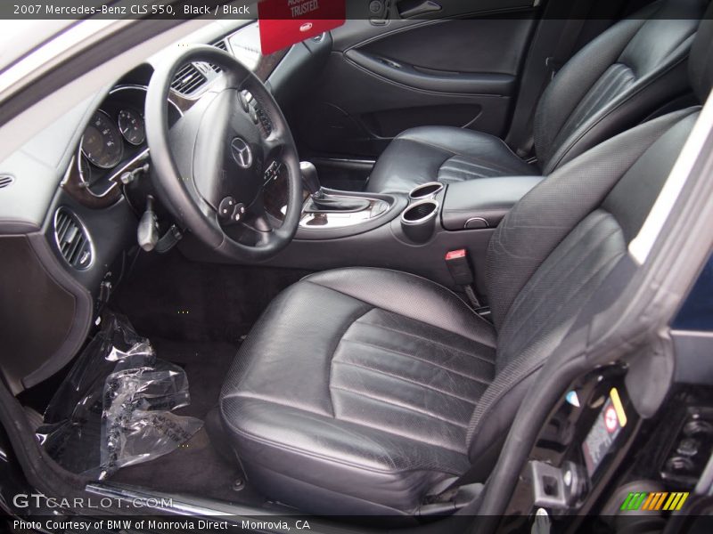 Black / Black 2007 Mercedes-Benz CLS 550