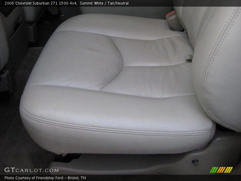 Summit White / Tan/Neutral 2006 Chevrolet Suburban Z71 1500 4x4