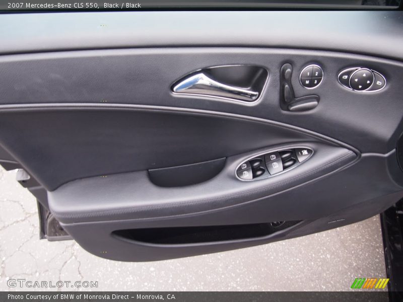Black / Black 2007 Mercedes-Benz CLS 550