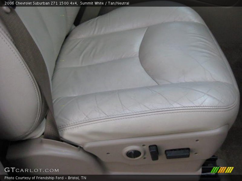 Summit White / Tan/Neutral 2006 Chevrolet Suburban Z71 1500 4x4