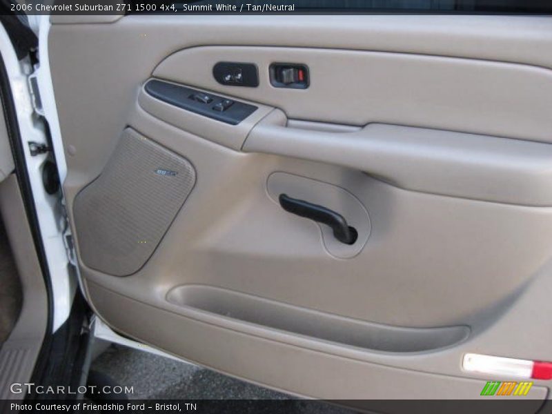Summit White / Tan/Neutral 2006 Chevrolet Suburban Z71 1500 4x4